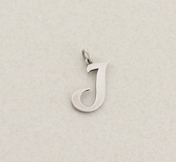 James Avery Jewelry - Sterling Silver James Avery Letter J Initial Charm or Pendant 3/4" x 1/2"